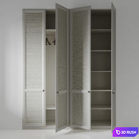 Wardrobe 029 3D Model Vray, Corona