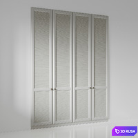Wardrobe 029 3D Model Vray, Corona