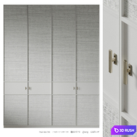 Wardrobe 032 3D Model Vray, Corona