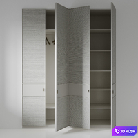 Wardrobe 032 3D Model Vray, Corona
