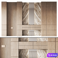 Bathroom Furniture Set 23 3D Model Vray, Corona