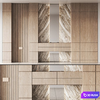 Bathroom Furniture Set 23 3D Model Vray, Corona