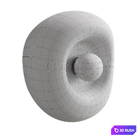 Odette sconce 3D Model Vray, Corona
