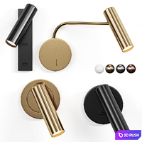 Vakkerlight Reading Sconce Rigged 3D Model Corona