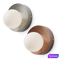 Spark and Bell Solas Wall Lamp 3D Model Vray, Corona