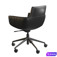 KFF FAYE CASUAL Side chair Rollen 3D Model Corona