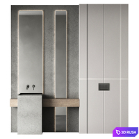 Bathroom furniture 57 3D Model Corona