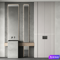 Bathroom furniture 57 3D Model Corona