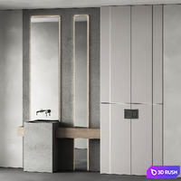 Bathroom furniture 57 3D Model Corona