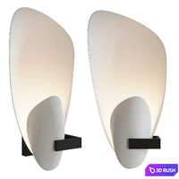 Porta romana Esme Wall Light 3D Model Corona