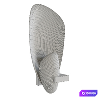 Porta romana Esme Wall Light 3D Model Corona