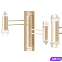 ARIES SCONCE 3D Model Vray, Corona