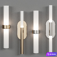 Rousseau Medium Vanity Sconce 3D Model Corona