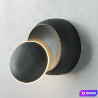 LITU wall lamp 3D Model Vray, Corona