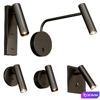 Enna Led Lamp Set 3D Model Corona