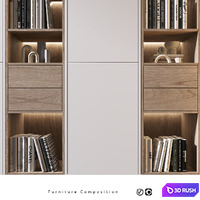 Furniture Composition | 553 3D Model Vray, Corona