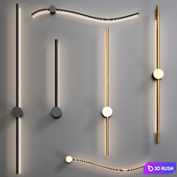 REIDI Wall Lite Set By Lampatron 3D Model Corona