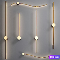 REIDI Wall Lite Set By Lampatron 3D Model Corona