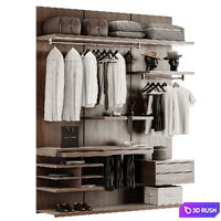 Wardrobe 3D Model Corona