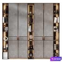 Furniture composition GHS-2529 3D Model Corona