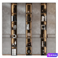 Furniture composition GHS-2529 3D Model Corona