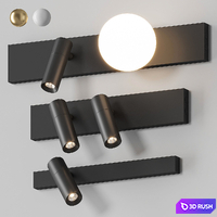 Centersvet Locus Night Wall Lamps 3D Model Vray, Corona