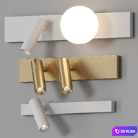 Centersvet Locus Night Wall Lamps 3D Model Vray, Corona