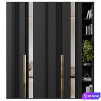 Wardrobe 122 3D Model Vray, Corona