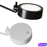 Zafferano Super O Wall Lamp 3D Model Vray, Corona