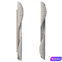 TORSADE CERAMIQUE WALL SCONCE 3D Model Corona