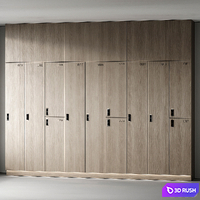 Locker rooms 06 3D Model Corona