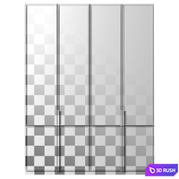 Wardrobe 126 3D Model Vray, Corona