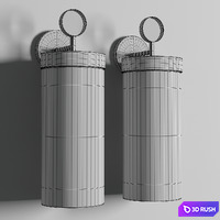 Nooi Aromas Wall Light 3D Model Vray, Corona