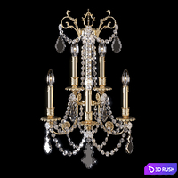 Badari Classica Wall Sconce A8-784/5 3D Model Vray, Corona
