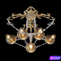 Badari Classica Wall Sconce A8-784/5 3D Model Vray, Corona