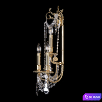 Badari Classica Wall Sconce A8-784/5 3D Model Vray, Corona