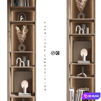 Furniture Composition | 576 3D Model Vray, Corona