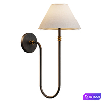 Collins Sconce 3D Model Corona