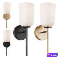 Verlice Bath Sconce 3D Model Vray, Corona