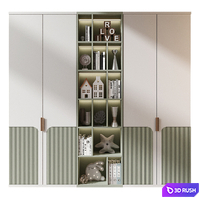 Furniture composition GHS-2540 3D Model Corona