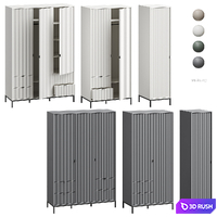 Travis swing wardrobe 3D Model Vray, Corona