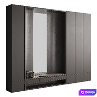 Hallway wardrobe 012 KM 3D Model Corona