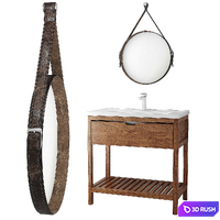 Bathroom set Creto Provence 3D Model Vray, Corona