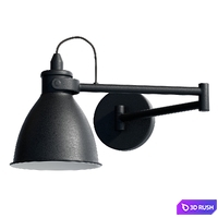 Eglo San Dome Wall Light Black
