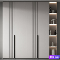 Wardrobe 36 3D Model Corona