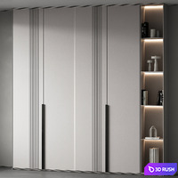 Wardrobe 36 3D Model Corona