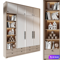 Furniture composition GHS-2552 3D Model Corona