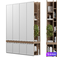 Wardrobe 3D Model Vray, Corona