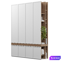 Wardrobe 3D Model Vray, Corona