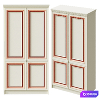 Neoclassic wardrobe colored|neoclassic wardrobe colored 3D Model Corona